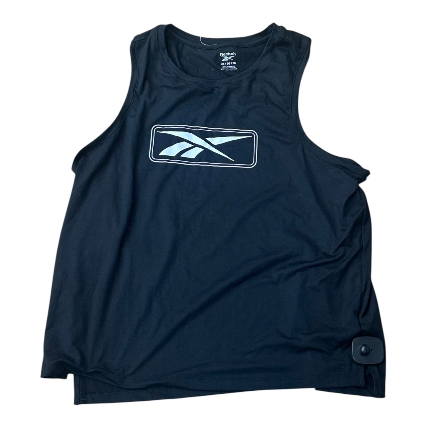 Athletic Tank Top By Reebok In Black, Size:Xl