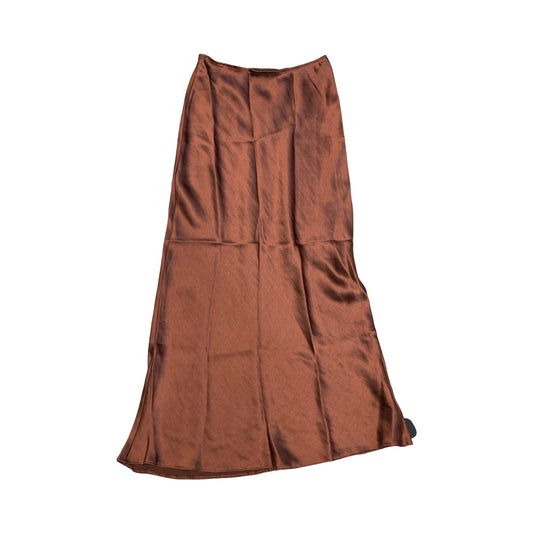 Skirt Maxi By Asos In Bronze, Size:2