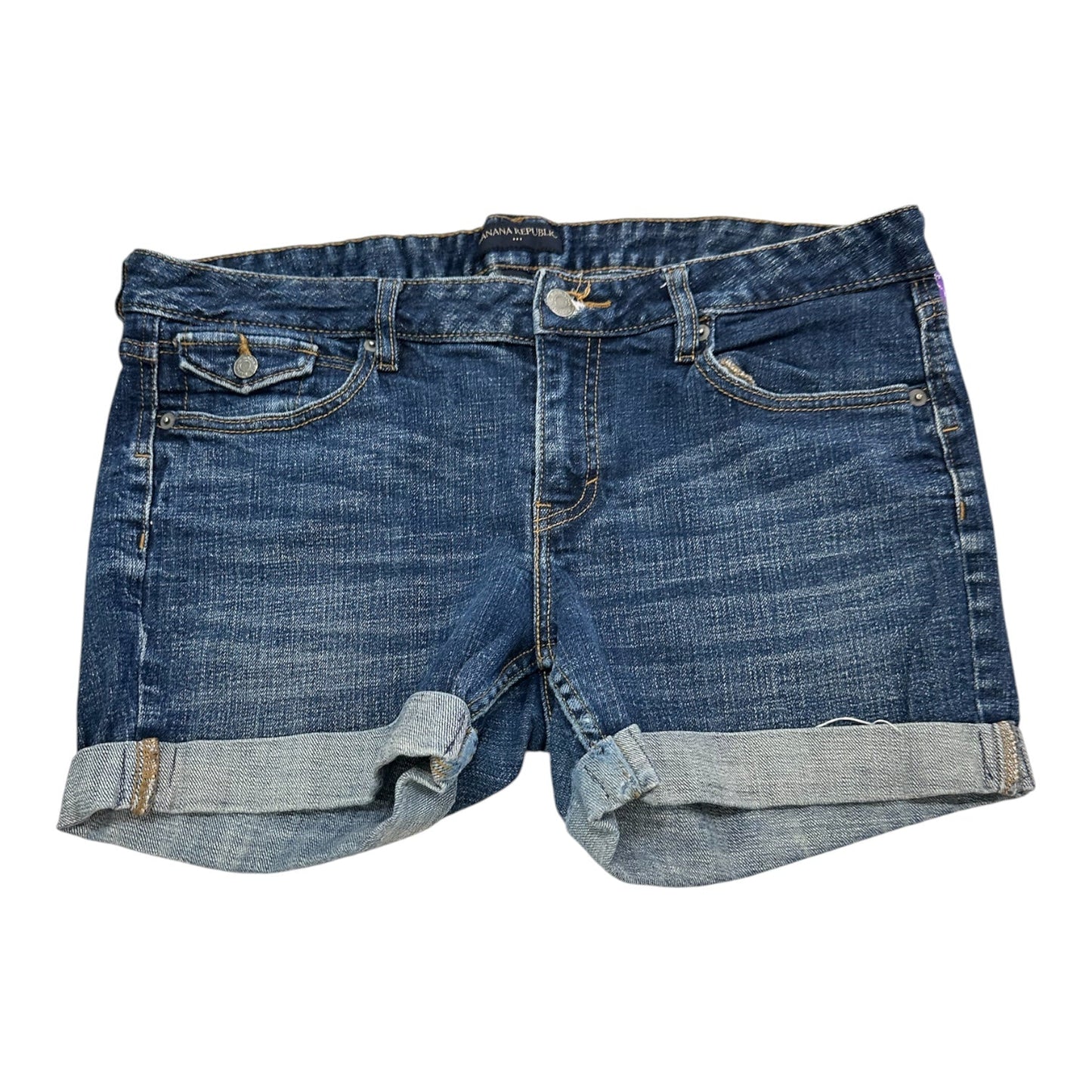 Shorts By Banana Republic In Blue Denim, Size:12