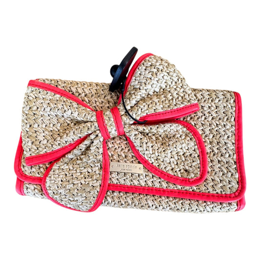 Clutch Designer By Kate Spade In Tan, Size:Medium
