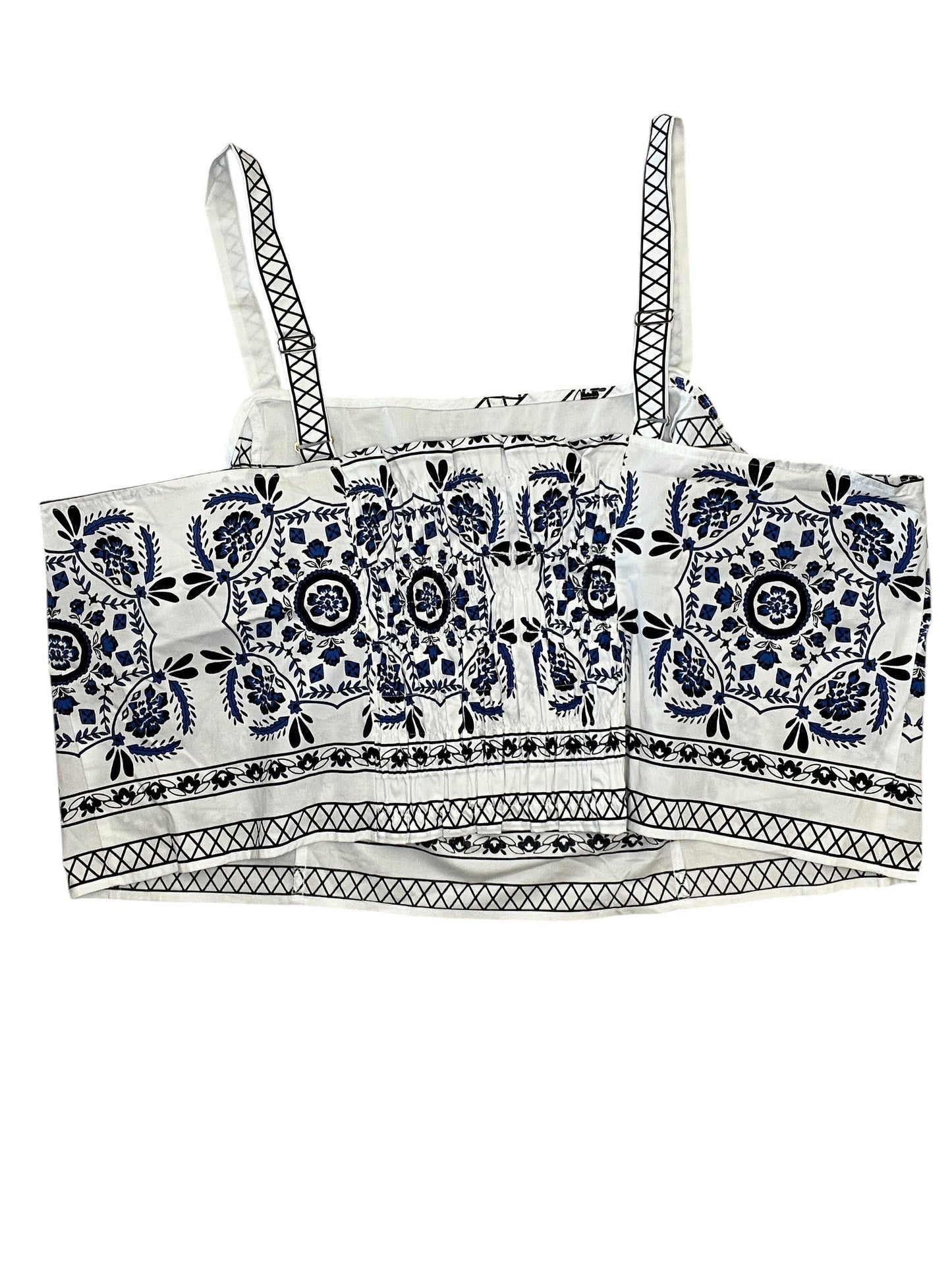 Top Sleeveless By Lane Bryant In White, Size:4X