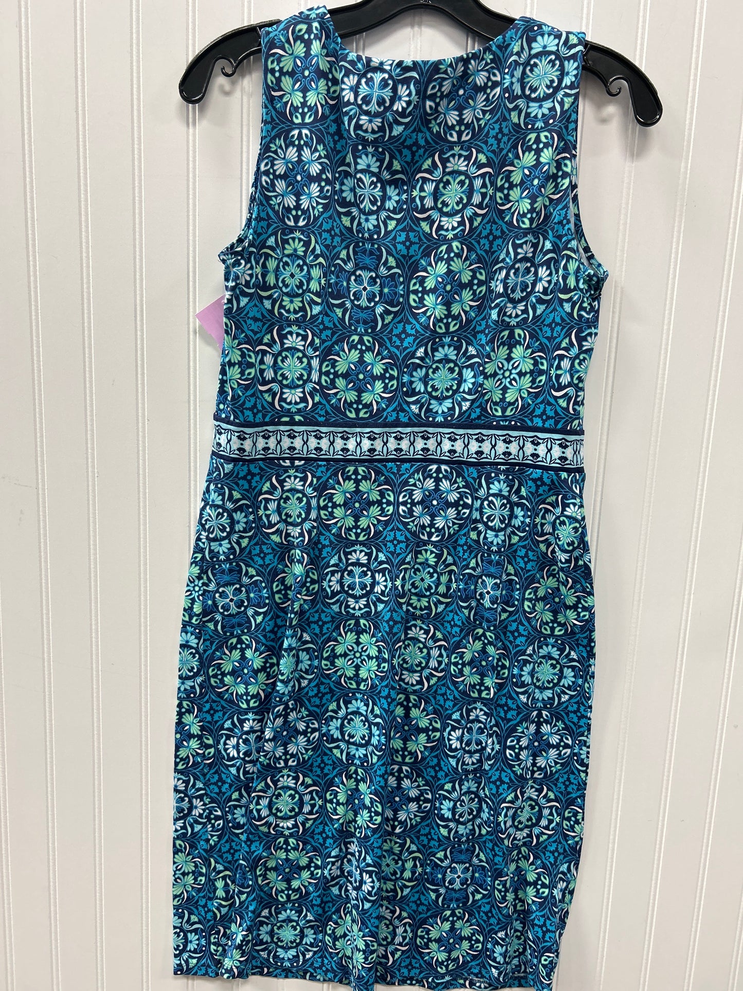 Dress Casual Midi By Talbots In Blue, Size:S