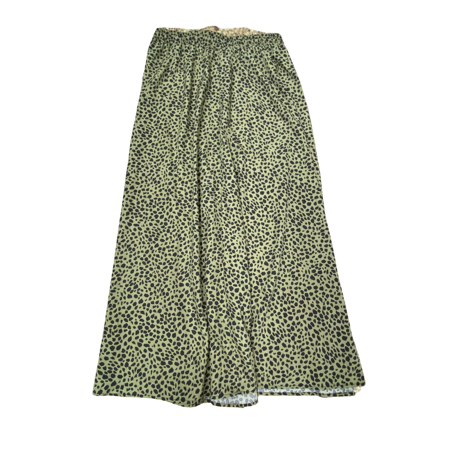 Skirt Maxi By Cmc In Black & Green, Size:2X