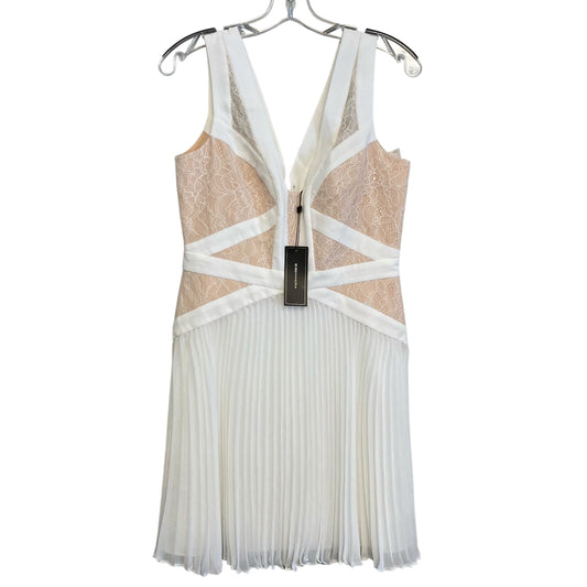 Dress Party Short By Bcbgmaxazria In White, Size:M