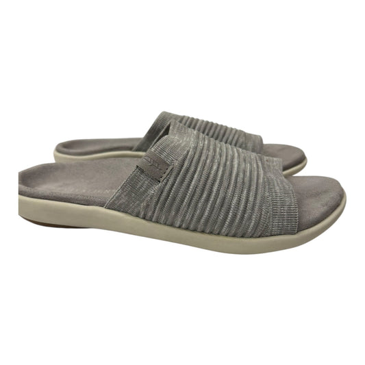 Sandals Flats By revitalign In Grey, Size:10