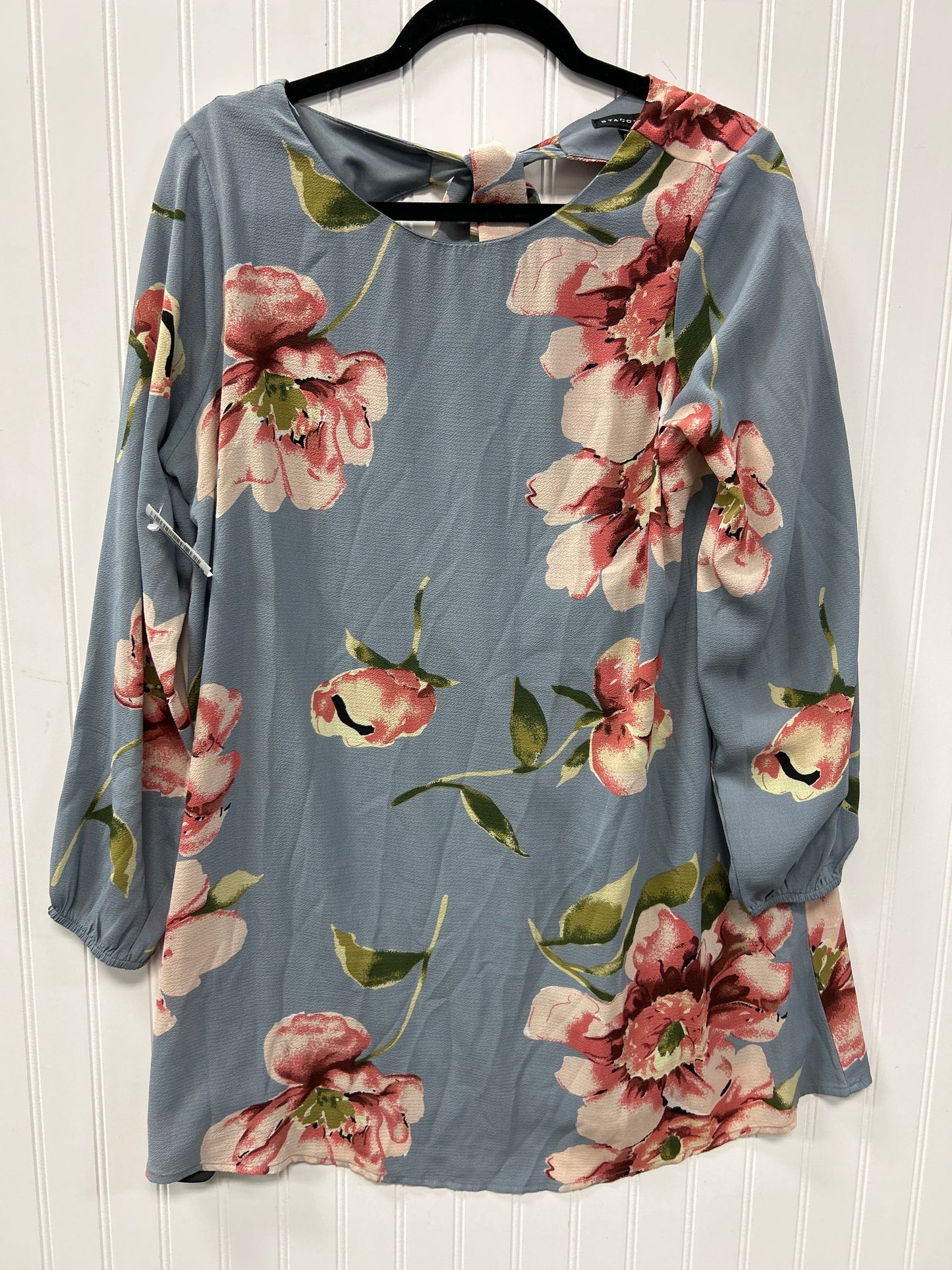 Dress Casual Midi By Staccato In Blue, Size:L