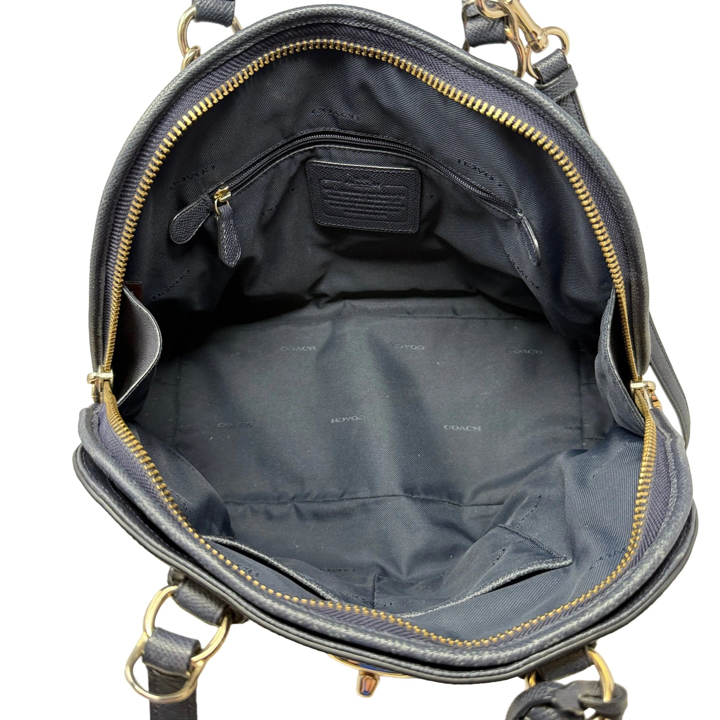 Prince Street Domed Satchel Designer By Coach, Size: Medium