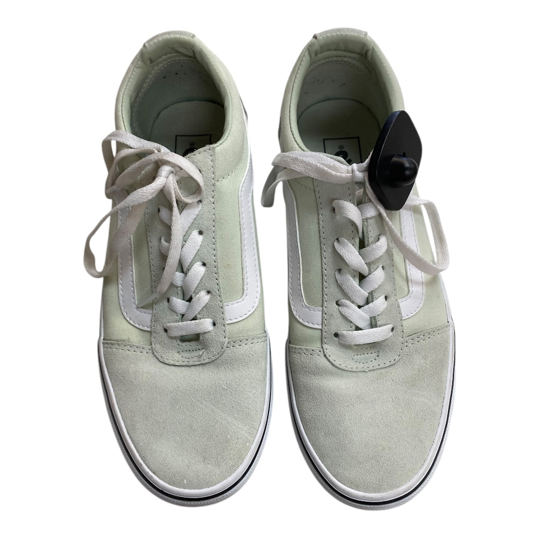 Shoes Athletic By Vans In Green, Size:9.5