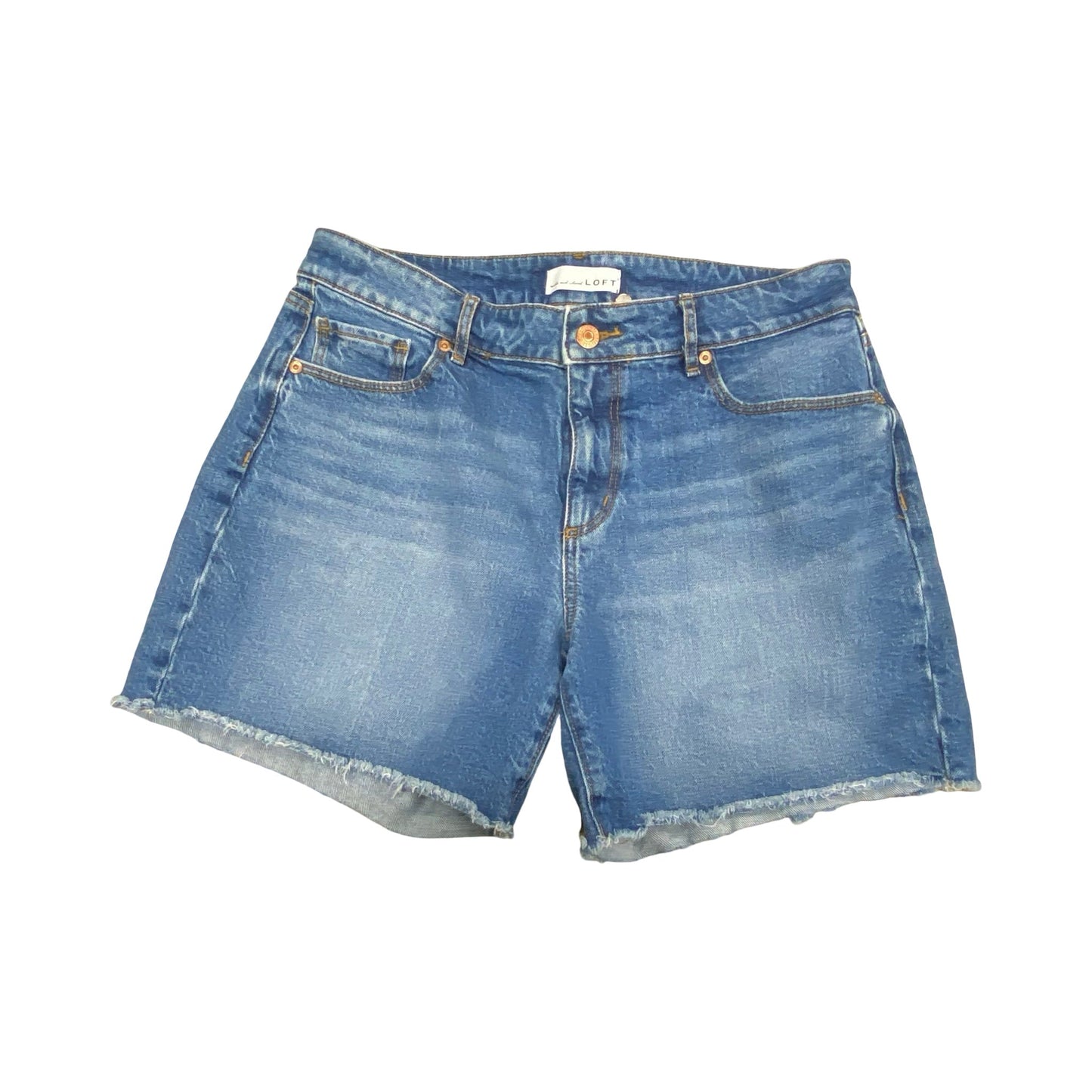 Shorts By Loft In Blue Denim, Size:6