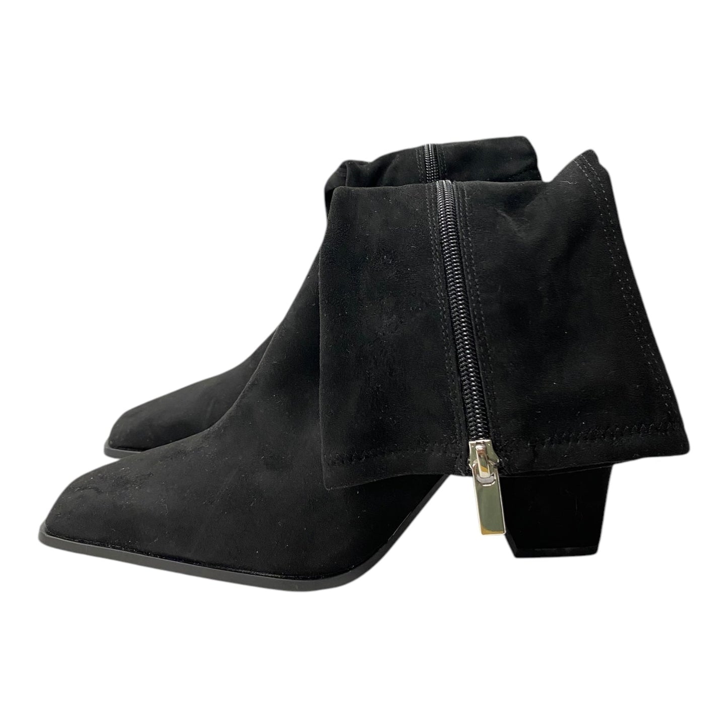 Boots Ankle Heels By H&M In Black, Size:9