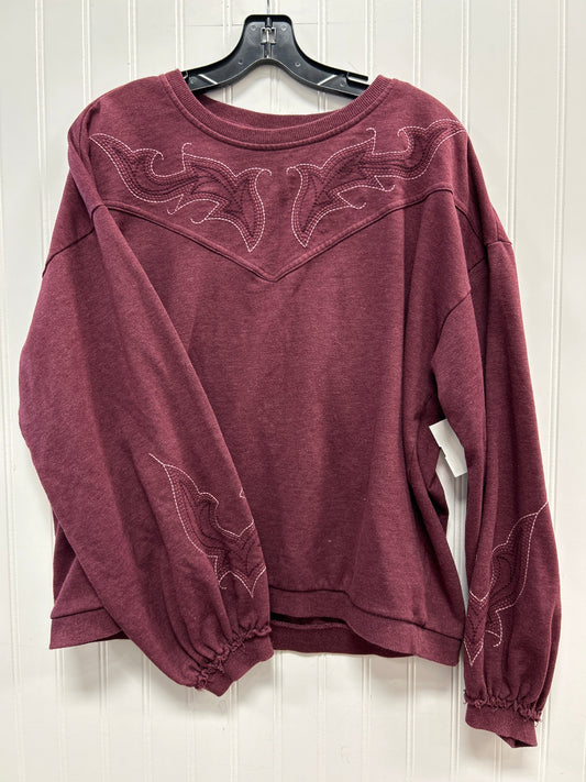 Top Ls By Ariat In Maroon, Size:Xl