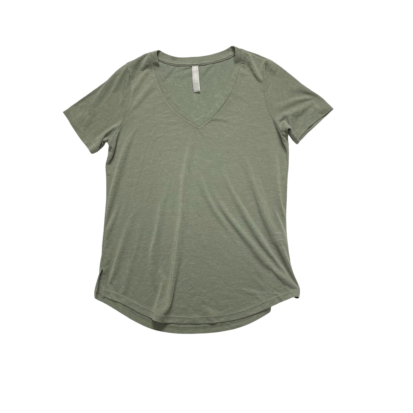Athletic Top Ss By Athleta In Green, Size:S