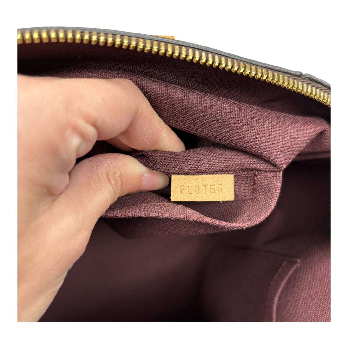 Handbag Luxury Designer By Louis Vuitton In Brown, Size:Large