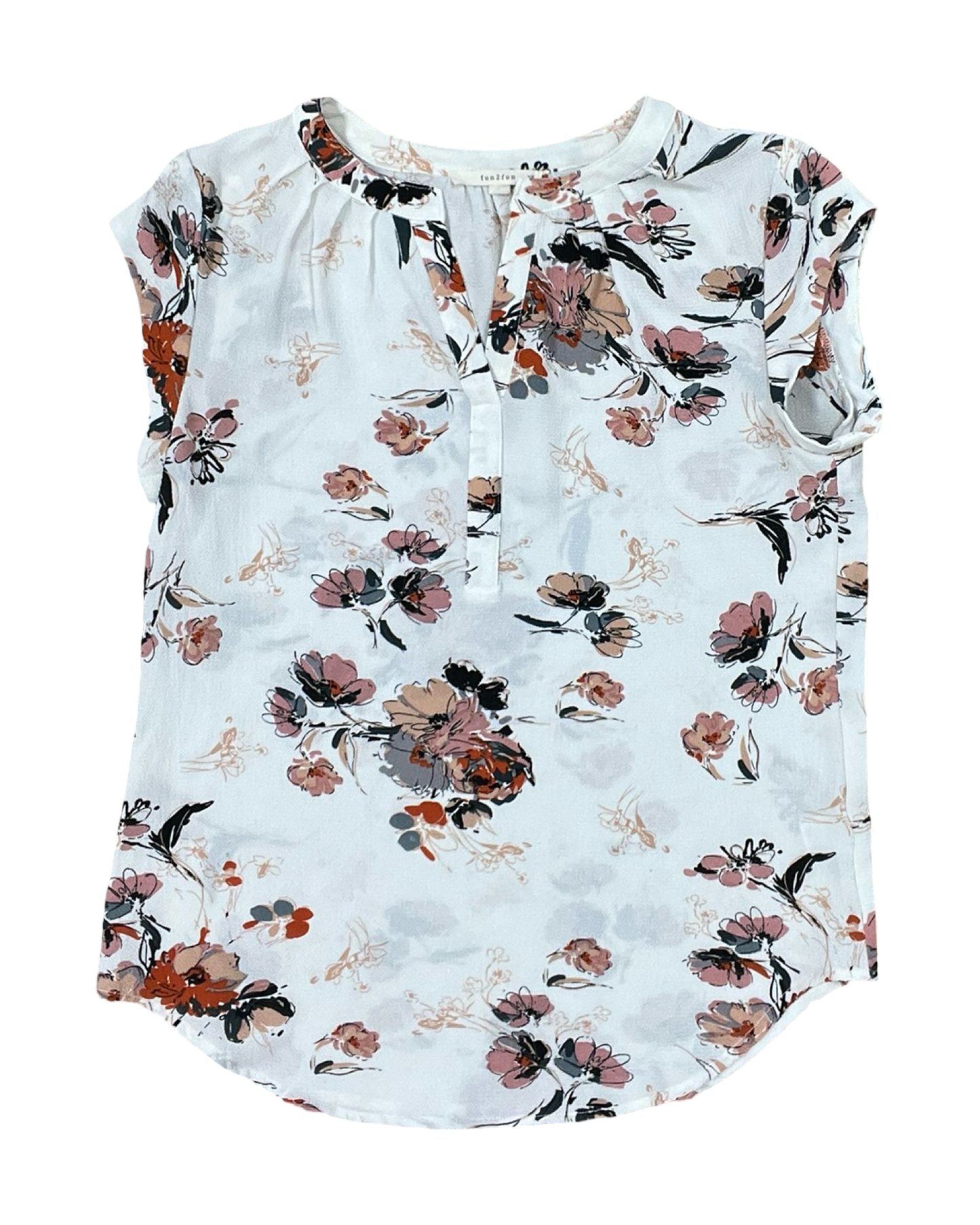 Top Sleeveless By Clothes Mentor In Cream, Size:Xs