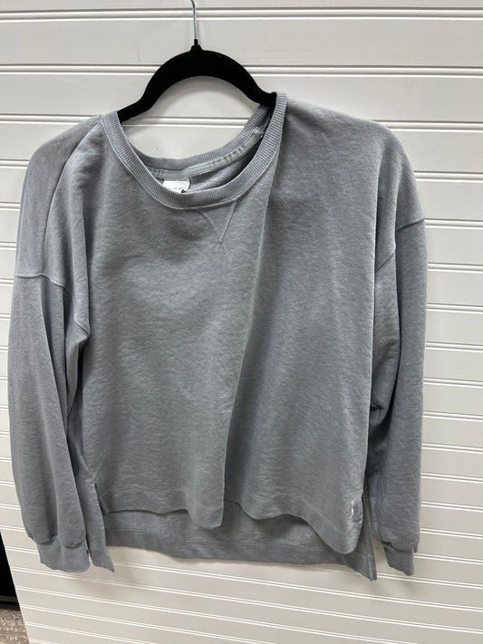 Athletic Top Ls Crewneck By Nike Apparel In Grey, Size:M