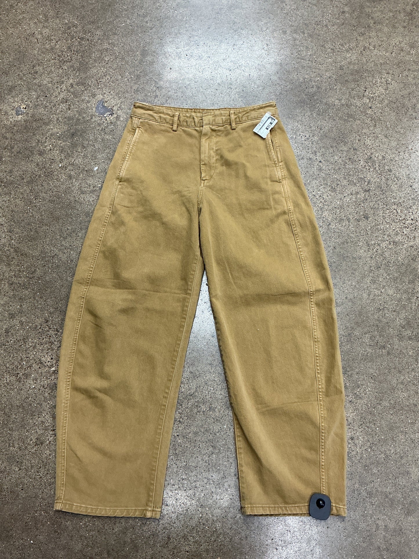 Jeans Wide Leg By Gap In Tan, Size:2