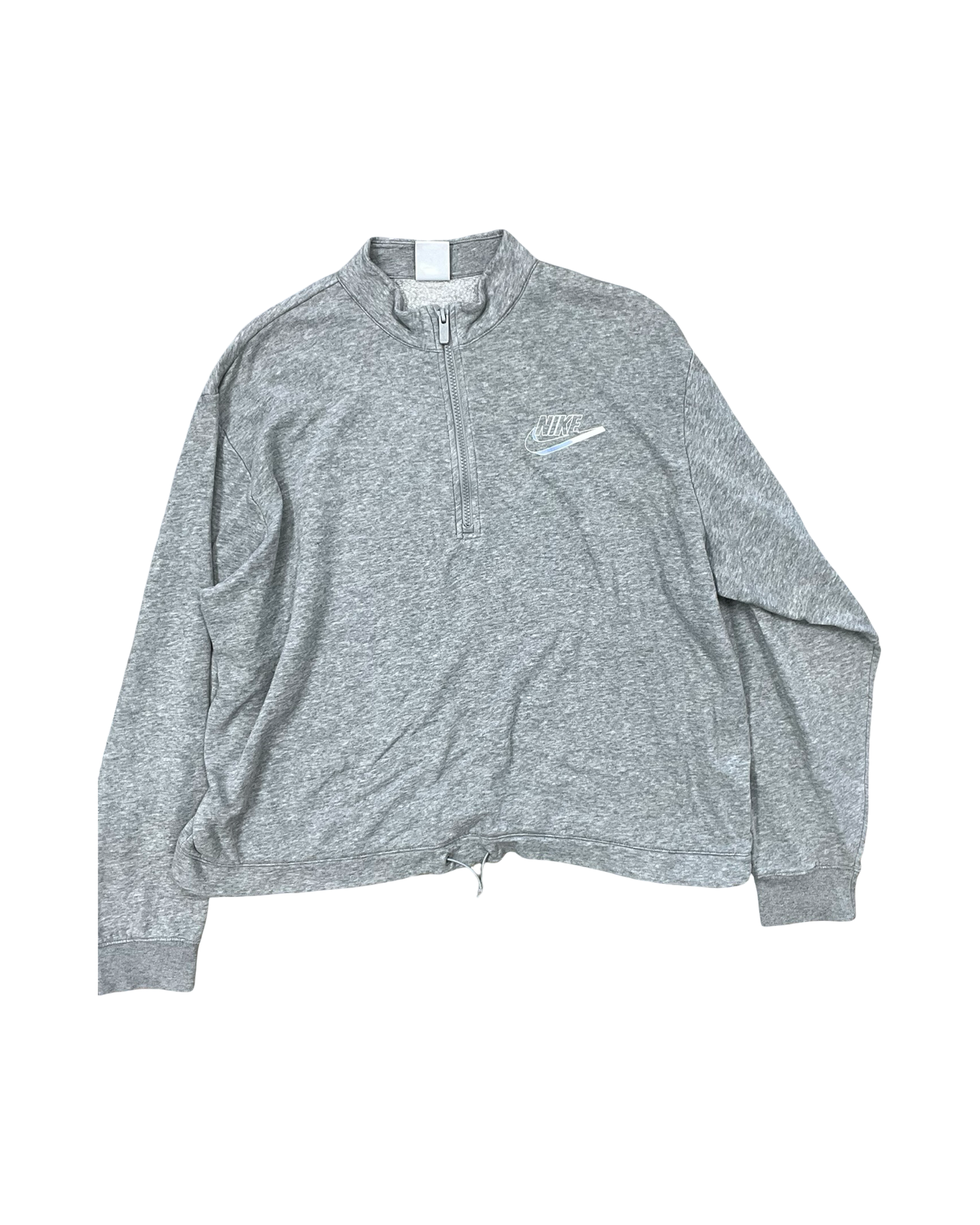Sweatshirt Collar By Nike Apparel In Grey, Size:L