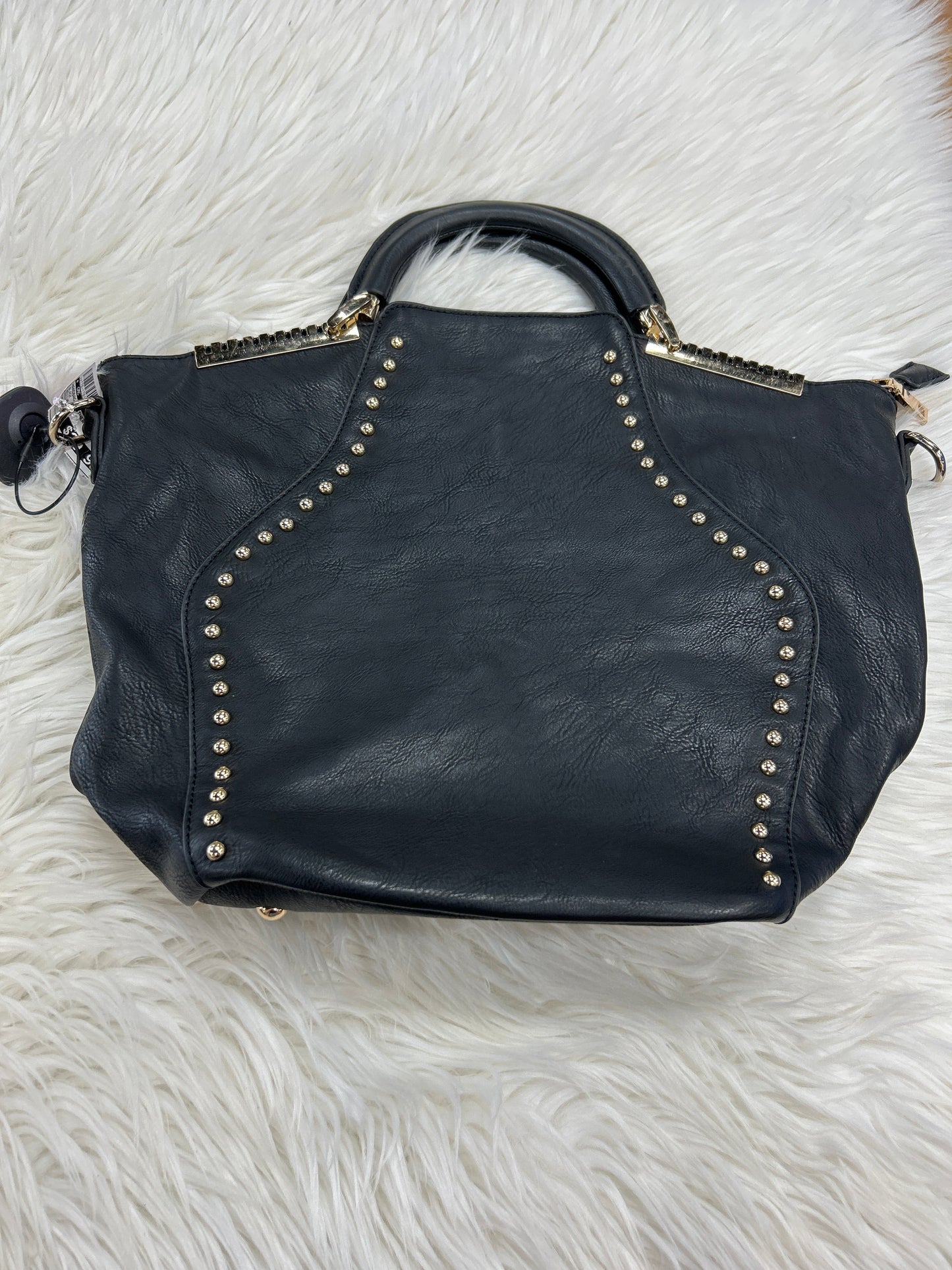 Handbag Leather By Cmc In Black, Size:Medium
