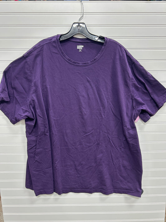 Top Ss By Lands End In Purple, Size:4X