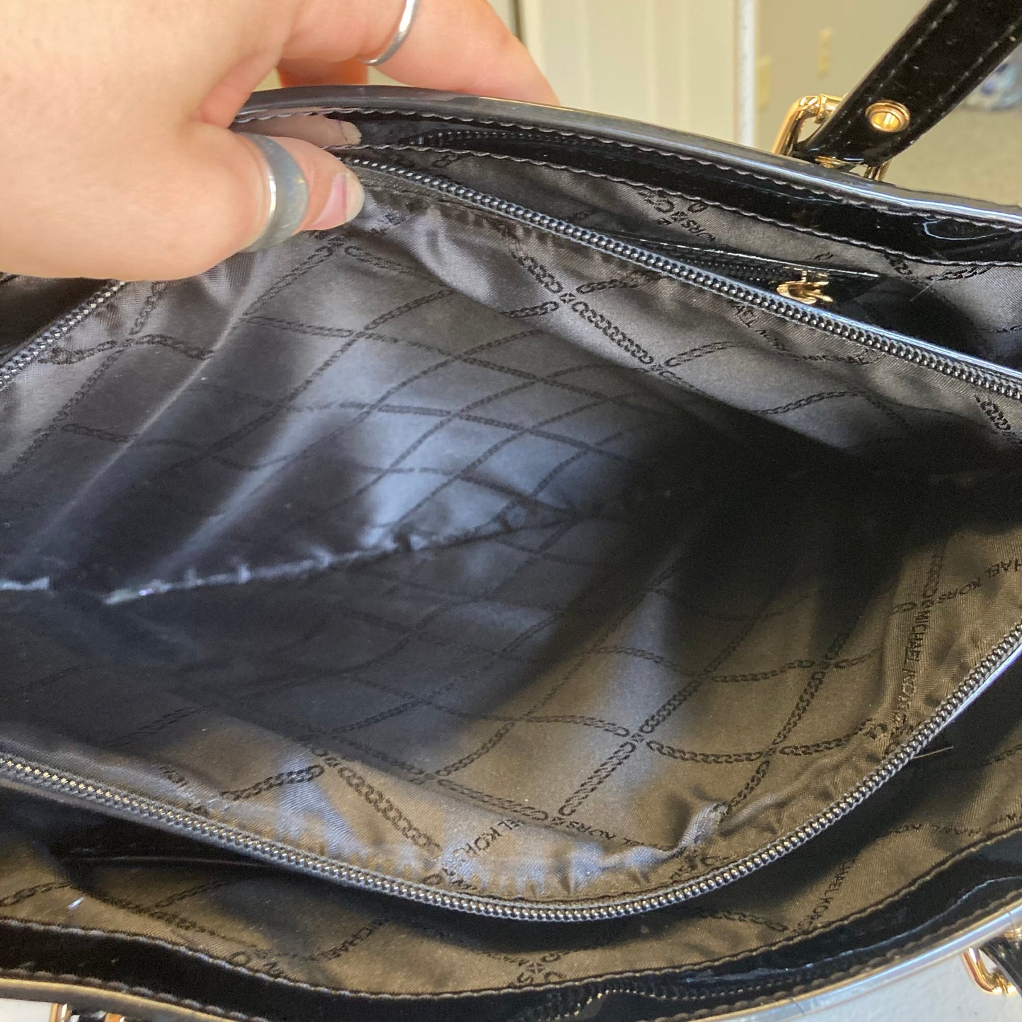 Handbag By Michael By Michael Kors In Black, Size:Large