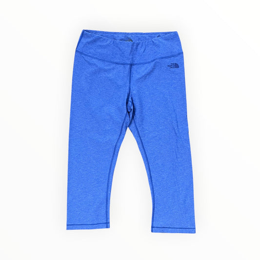 Athletic Leggings Capris By The North Face In Blue, Size:L