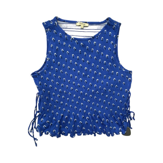 Top Sleeveless By Madewell In Blue, Size:M