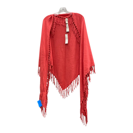 Poncho By Chicos In Pink, Size:Osfm