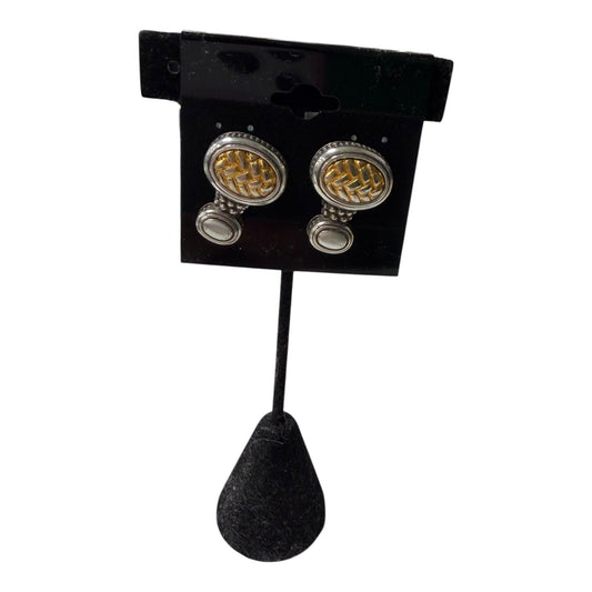 Earrings Stud By Brighton In Orange & Silver