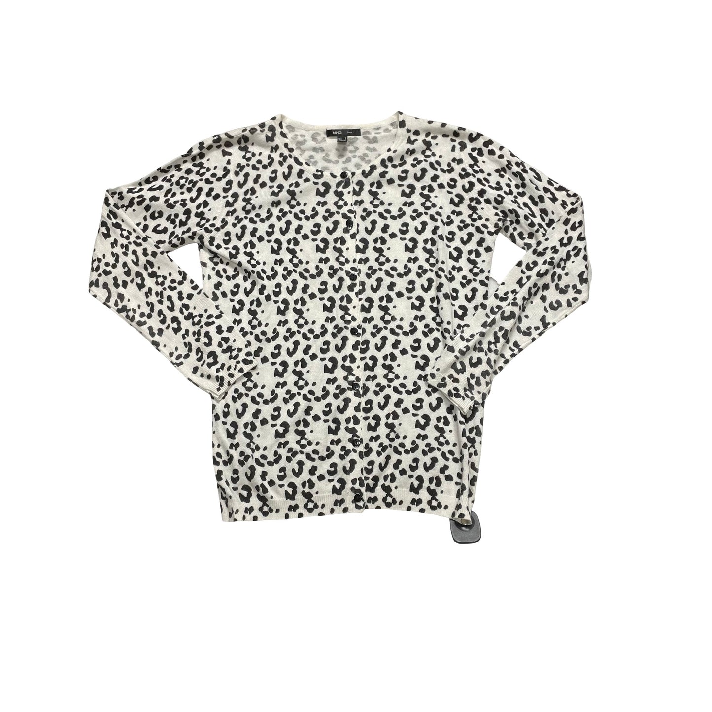 Sweater Cardigan By Mng In Animal Print, Size:S