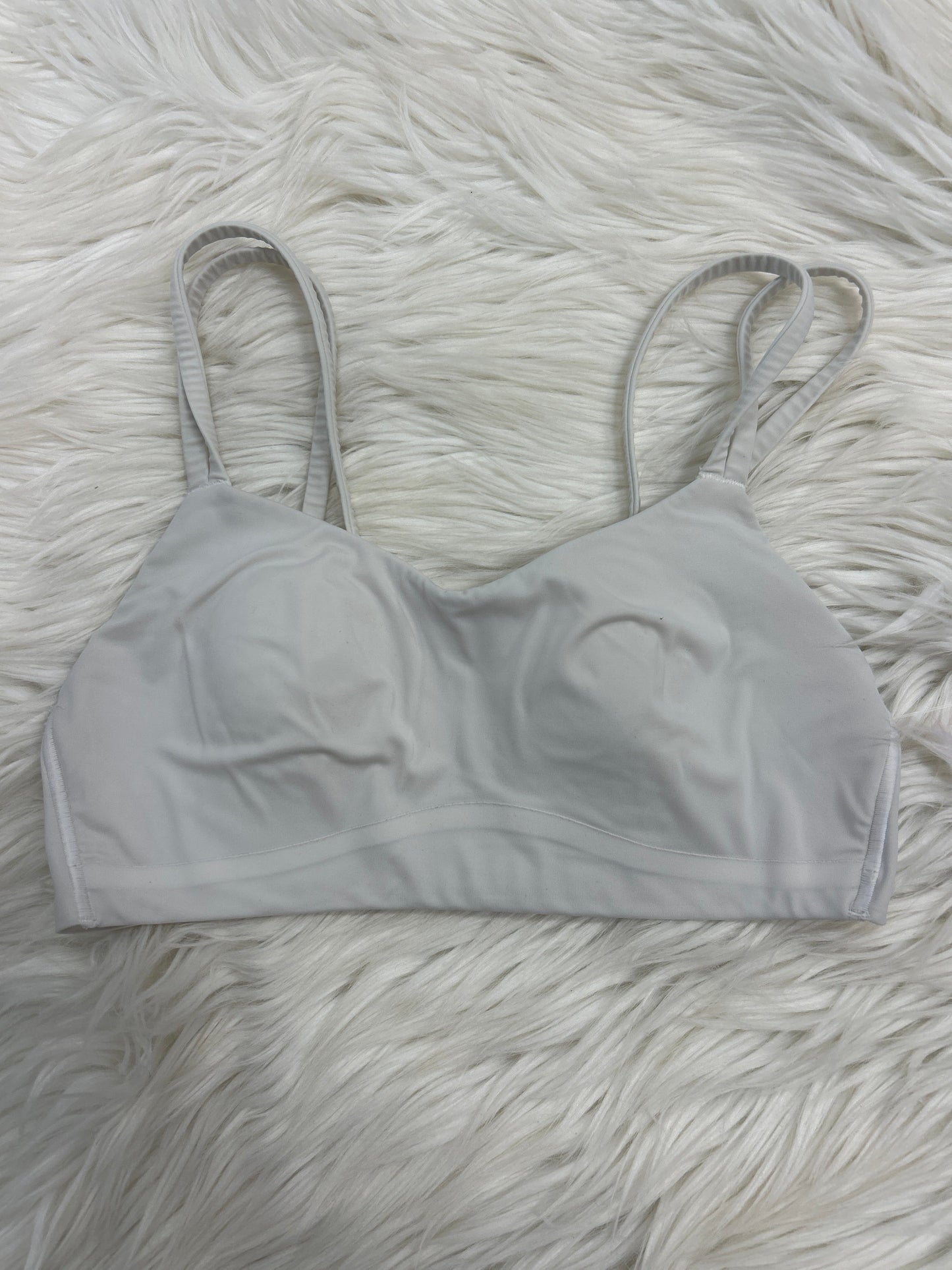 Athletic Bra By Lululemon In White, Size:Xs