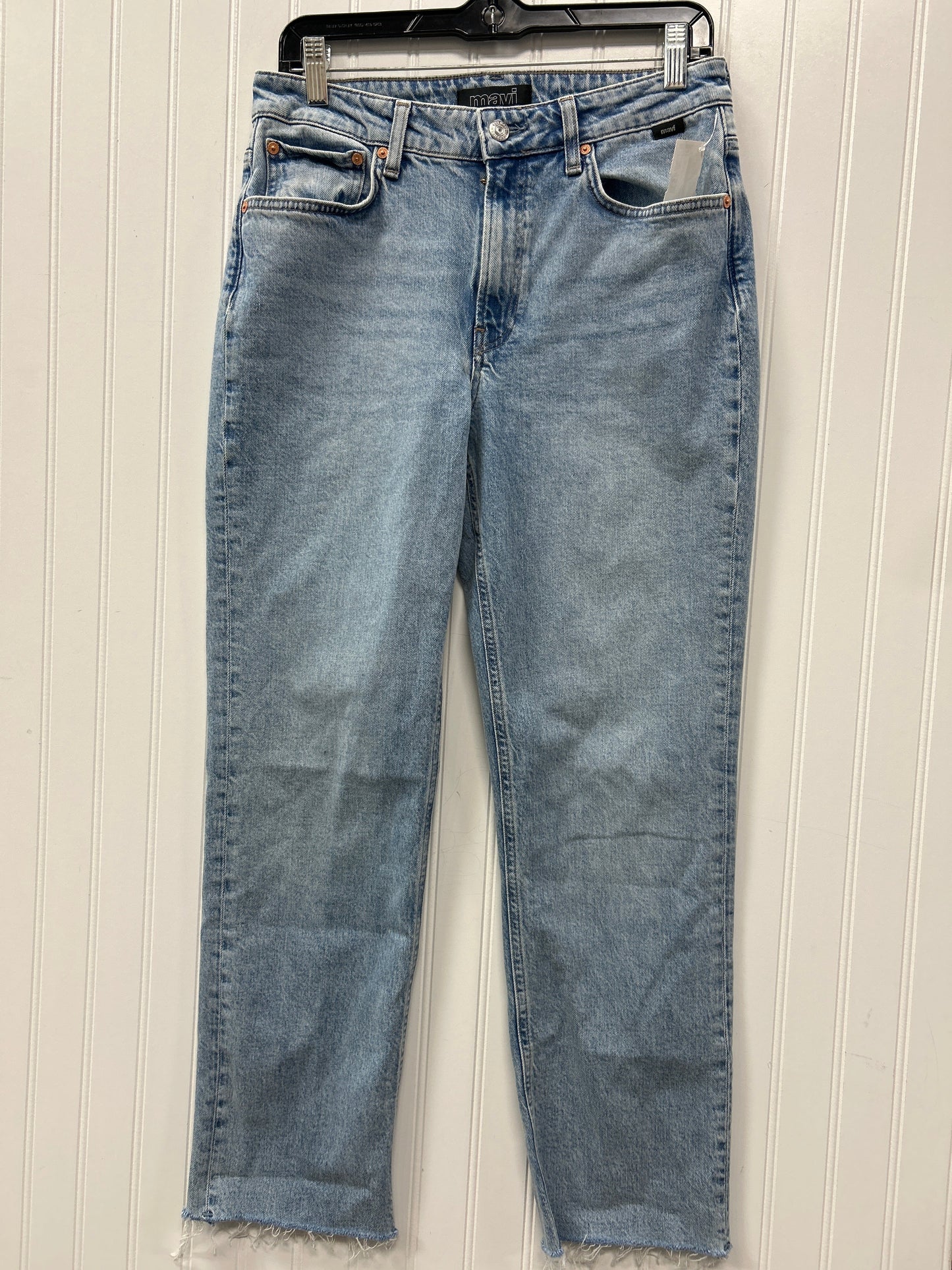 Jeans Straight By Mavi In Blue Denim, Size:6
