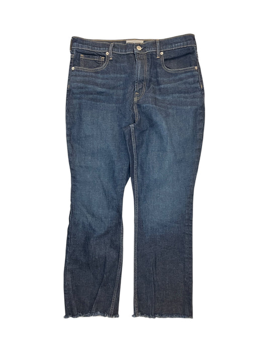 Jeans Straight By Everlane In Blue Denim, Size:14