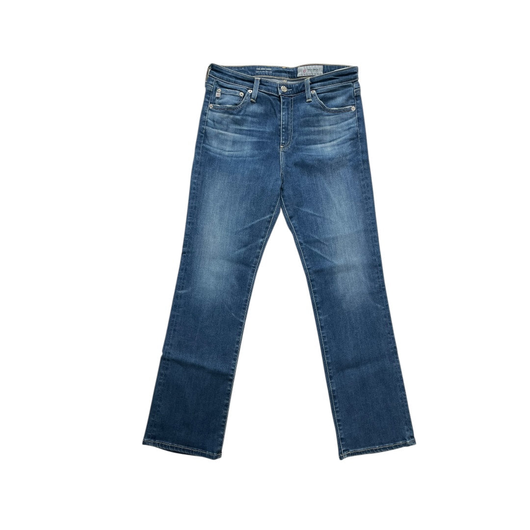 Jeans Cropped By Adriano Goldschmied In Blue Denim, Size:6