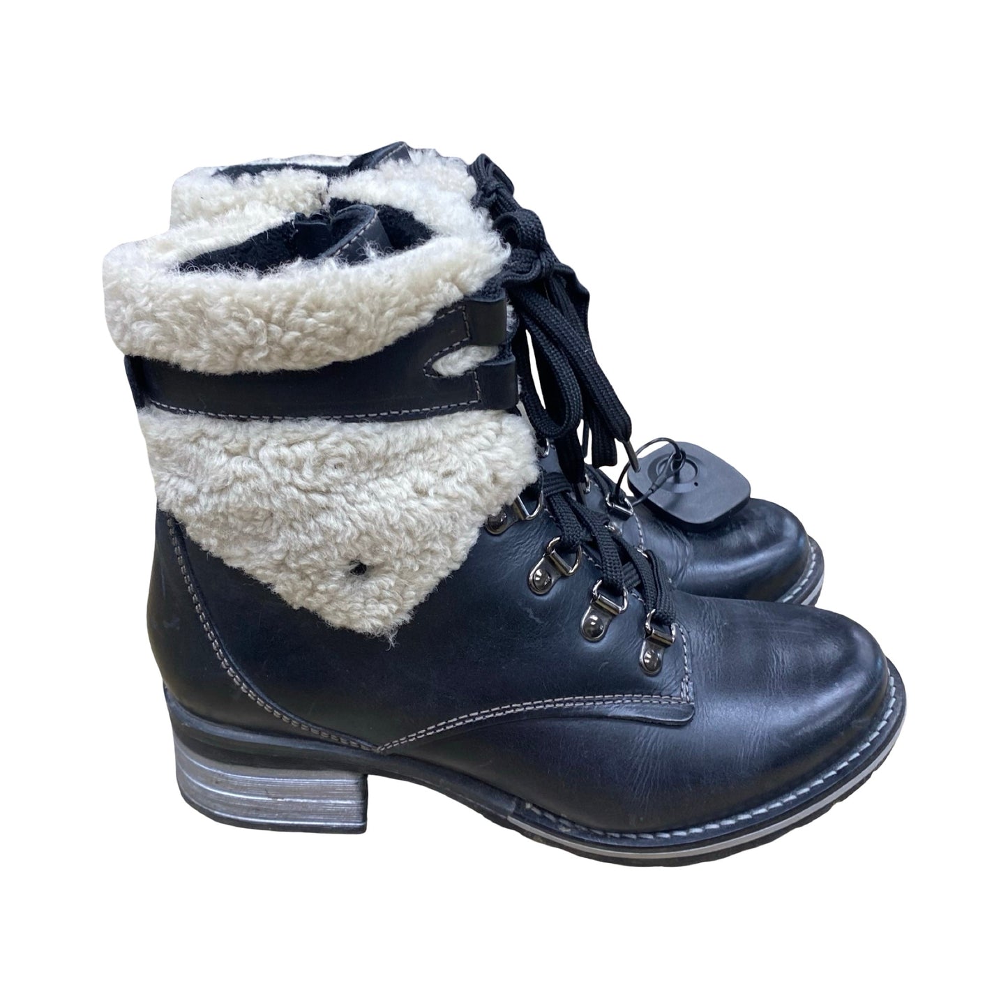 Boots Ankle Heels By Cmc In Black, Size:8.5