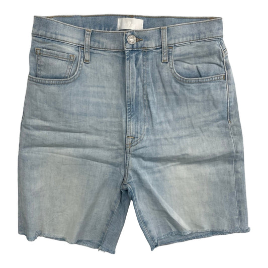 Shorts By 7 For All Mankind In Blue Denim, Size:6