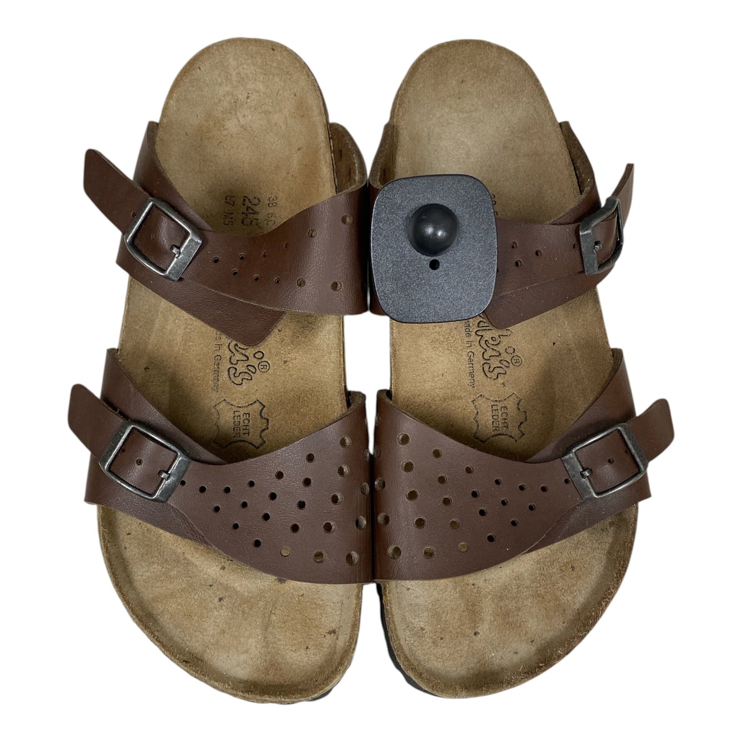 Sandals Designer By Birkenstock In Brown, Size:7