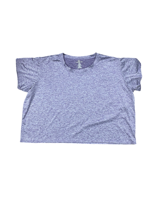 Athletic Top Ss By Clothes Mentor In Purple, Size:2X