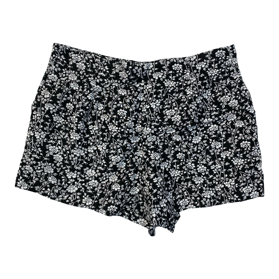 Shorts By Loft In Black & White, Size:L