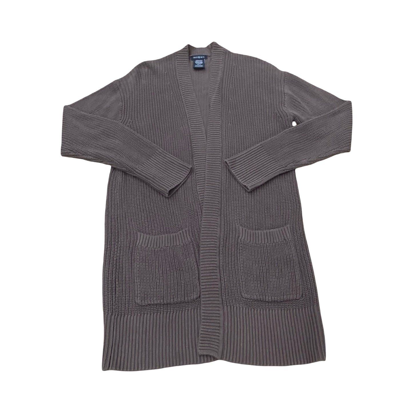 Sweater Cardigan By Max & Mia In Brown, Size:S
