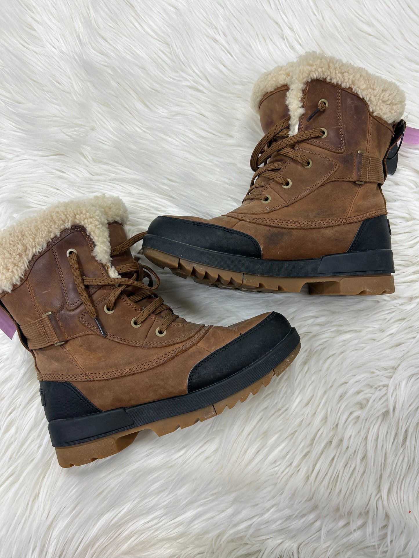 Boots Snow By Sorel In Brown, Size:8.5