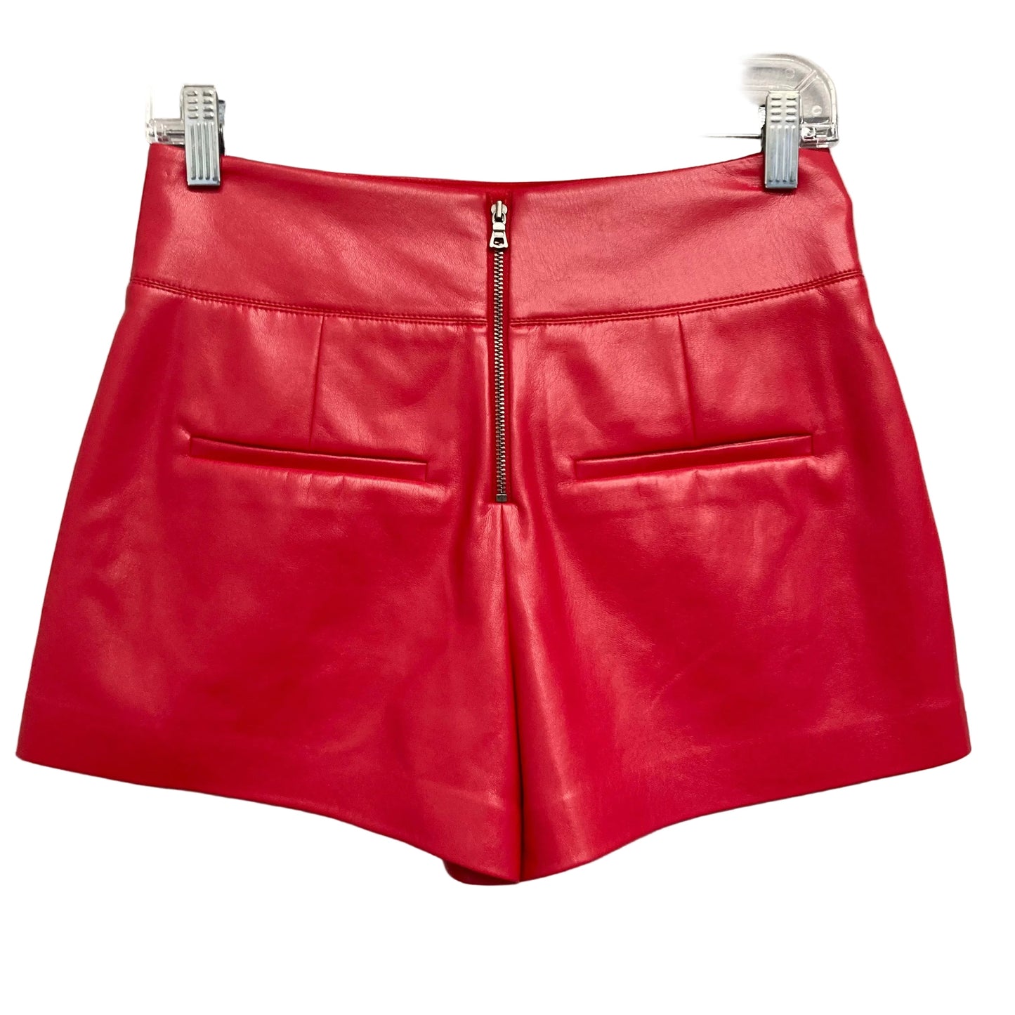 Shorts Designer By Alice + Olivia In Red, Size:2