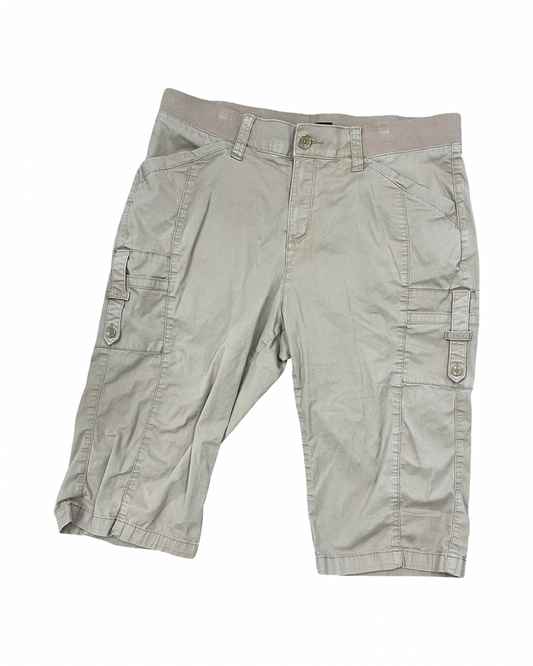 Pants Cropped By Lee In Tan, Size:16