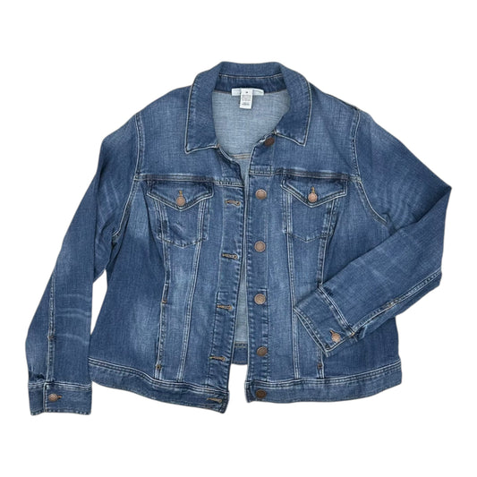 Jacket Denim By Lane Bryant In Blue Denim, Size:1X