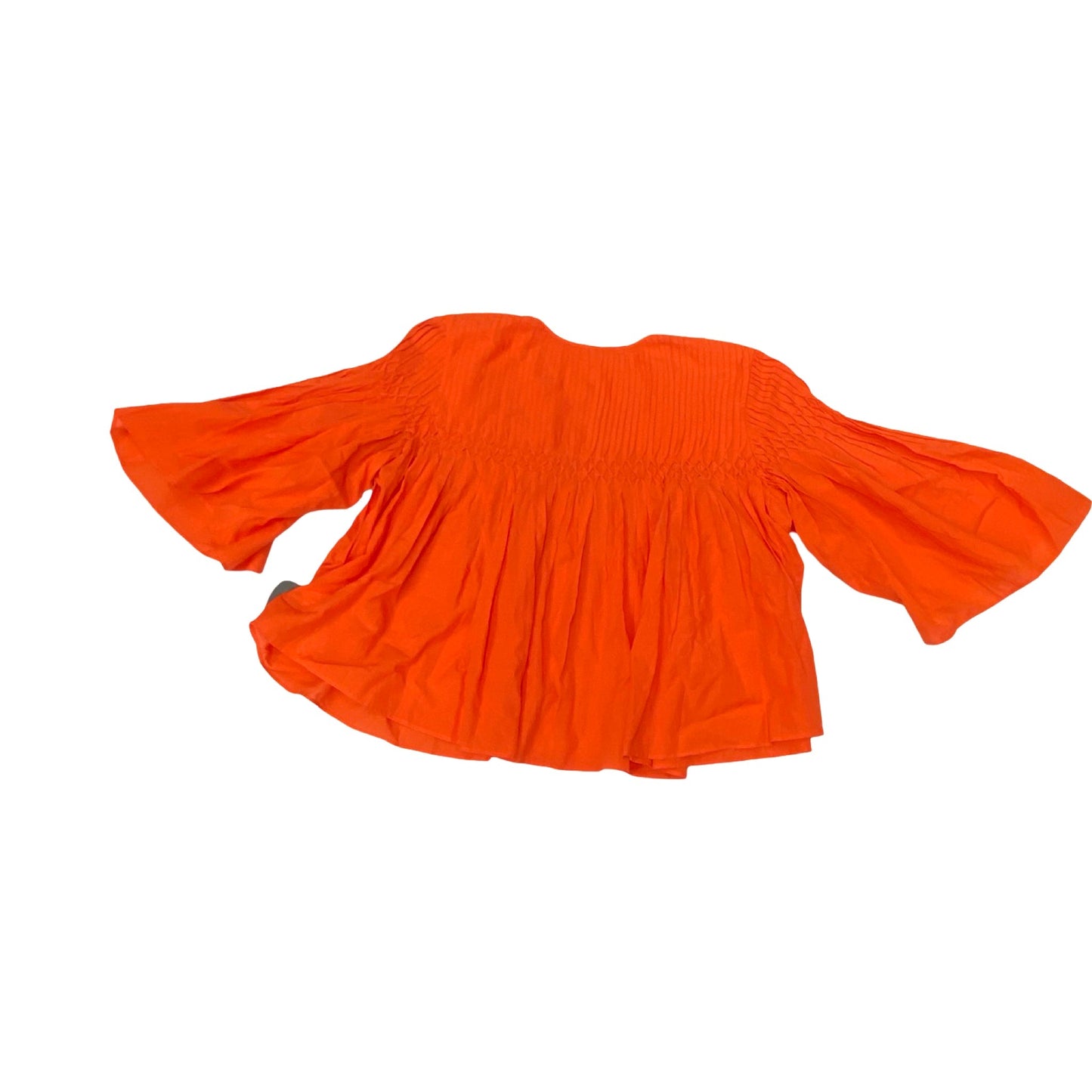 Top 3/4 Sleeve By Madewell In Red, Size:M