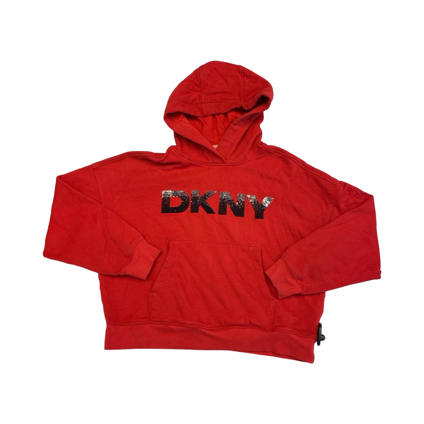 Athletic Sweatshirt Hoodie By Dkny In Red, Size:S