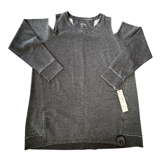 Top Ls By Calvin Klein Performance In Grey, Size:1X