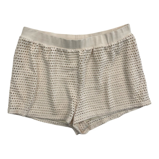 Shorts By C And C In Cream, Size:Xl
