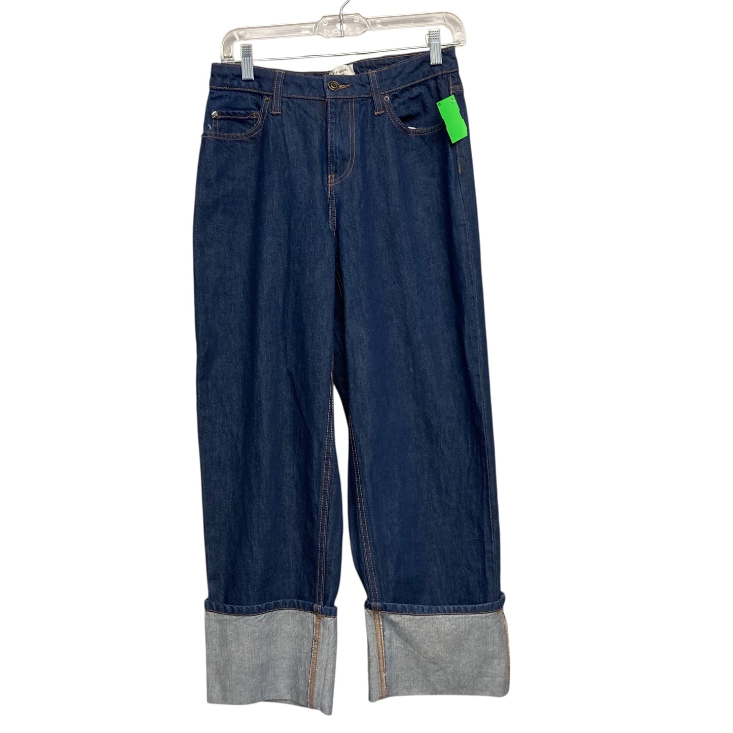 Jeans Cropped By Target-Designer In Blue Denim, Size:4