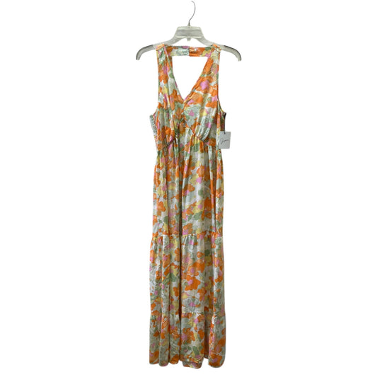 Dress Casual Maxi By Japna In Orange & Pink, Size:L