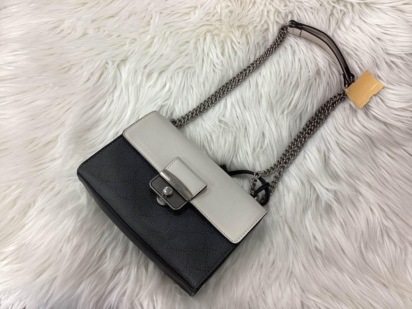 Handbag By Nine West In Grey, Size:Medium